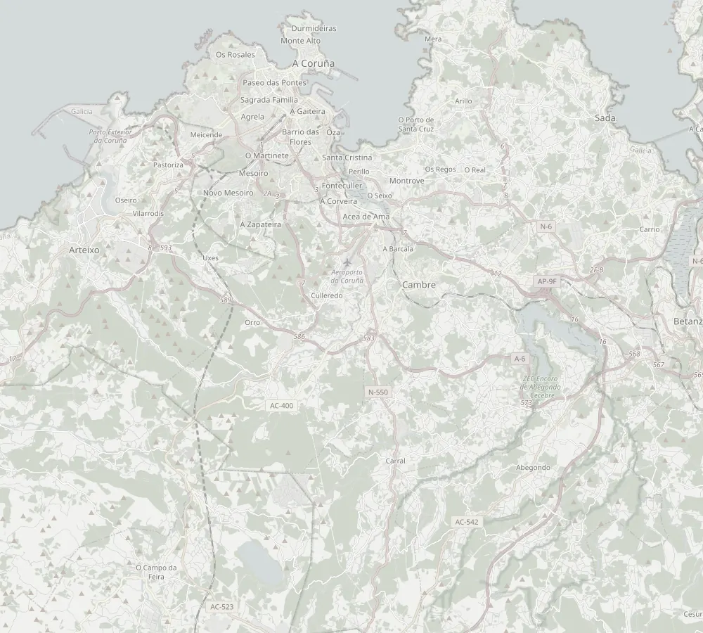 Mapa de la zona donde trabaja Yosyeleco